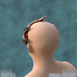 Viktor Hexteck Form Cosplay Mask Arcane League of Legends 3d model