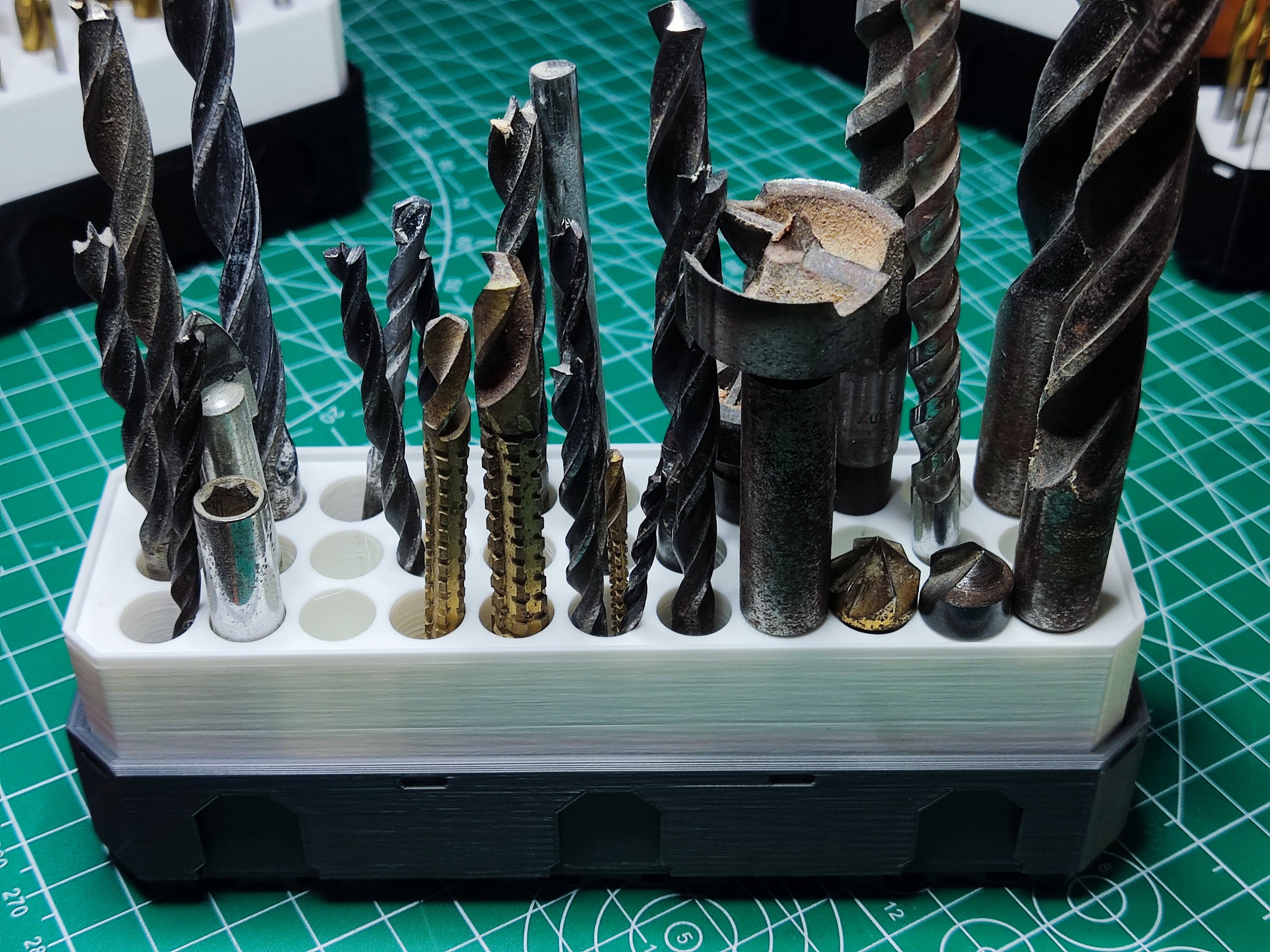 3x1x1 - Big Drill Holder - Multibin Insert 3d model
