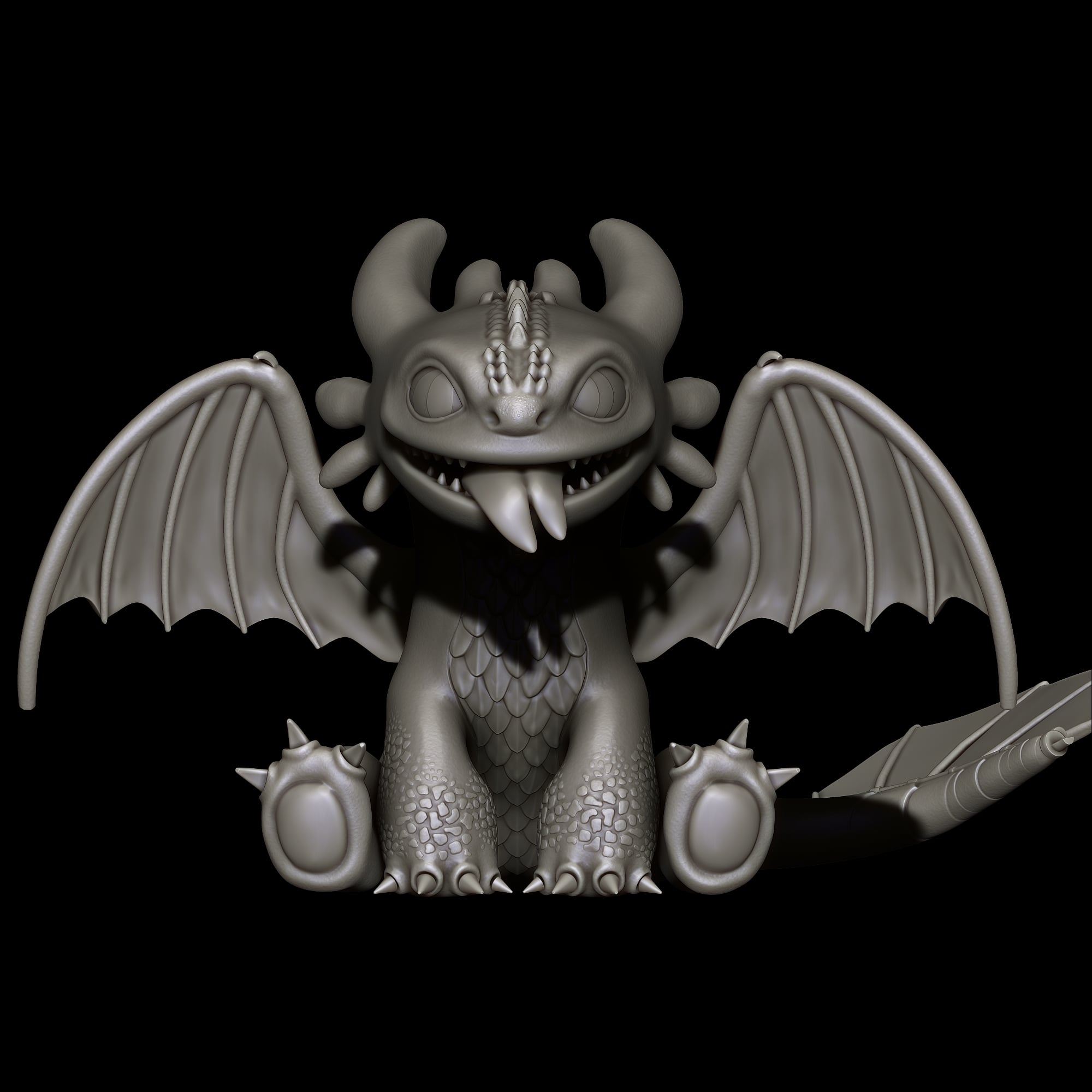 Toothless_cute baby Night Fury 3d model