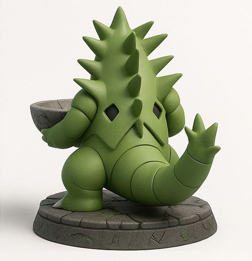 Tyranitar Key Bowl.stl 3d model