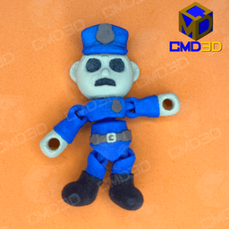 Minizens - Police officer 3d model