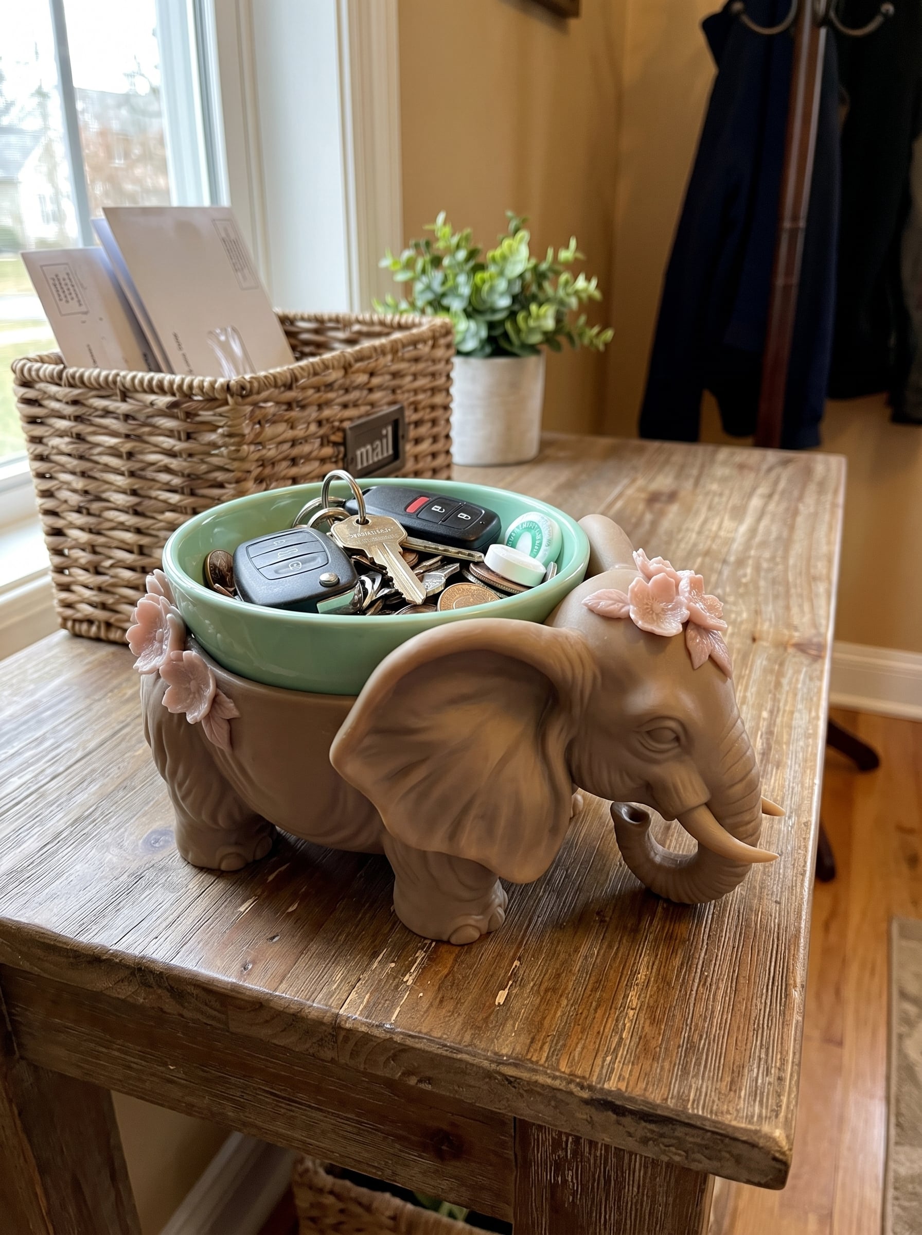 Elephant Trinket Dish & Key Bowl 3d model