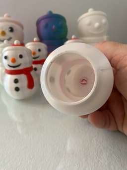 Snowman Lights 3d model