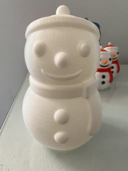 Snowman Lights 3d model