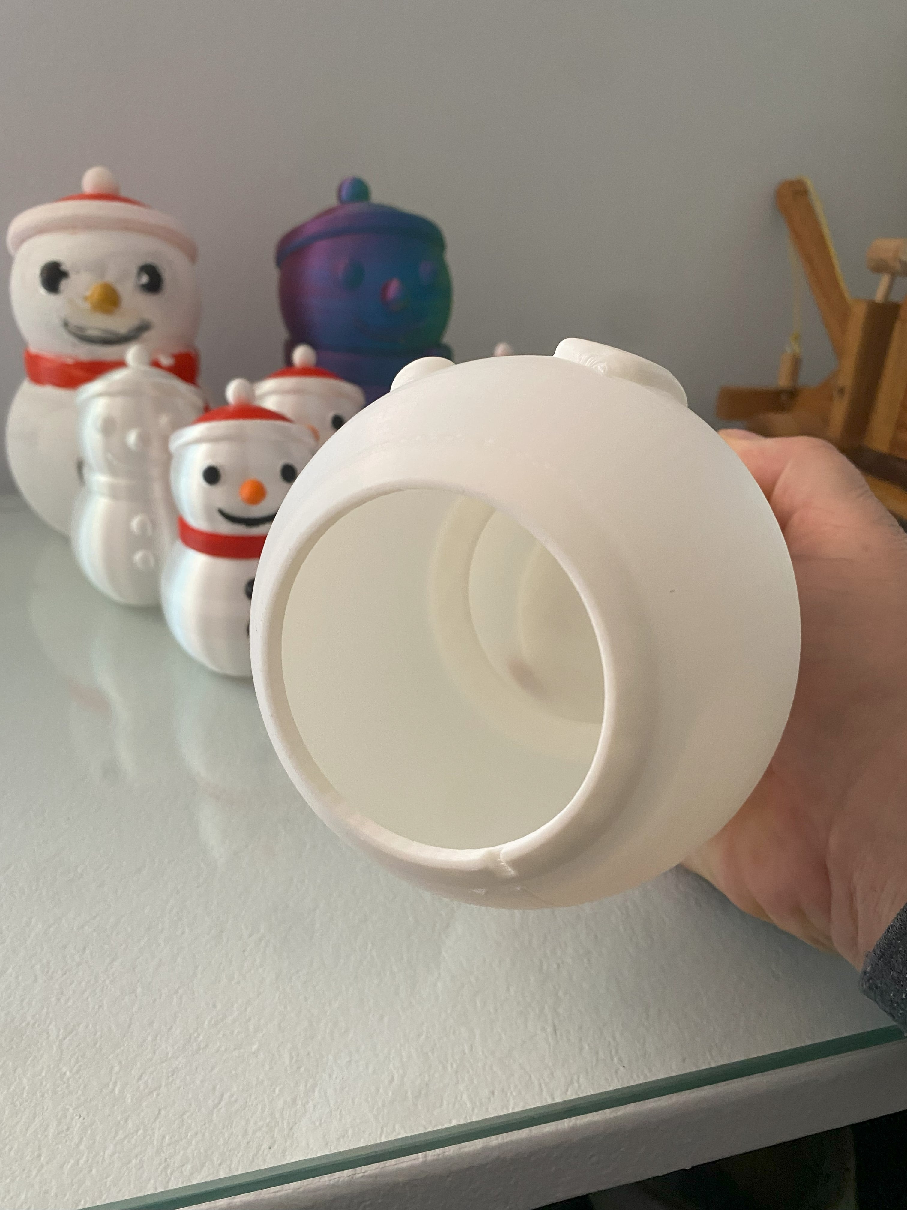 Snowman Lights 3d model
