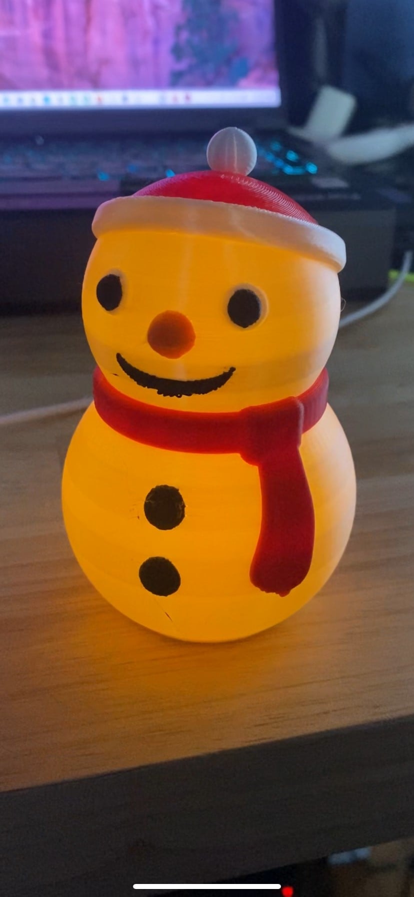 Snowman Lights 3d model