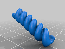 Pasta fusilli 3d model