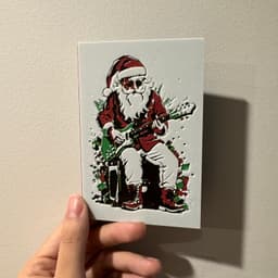 A Rockin' Christmas Card 3d model