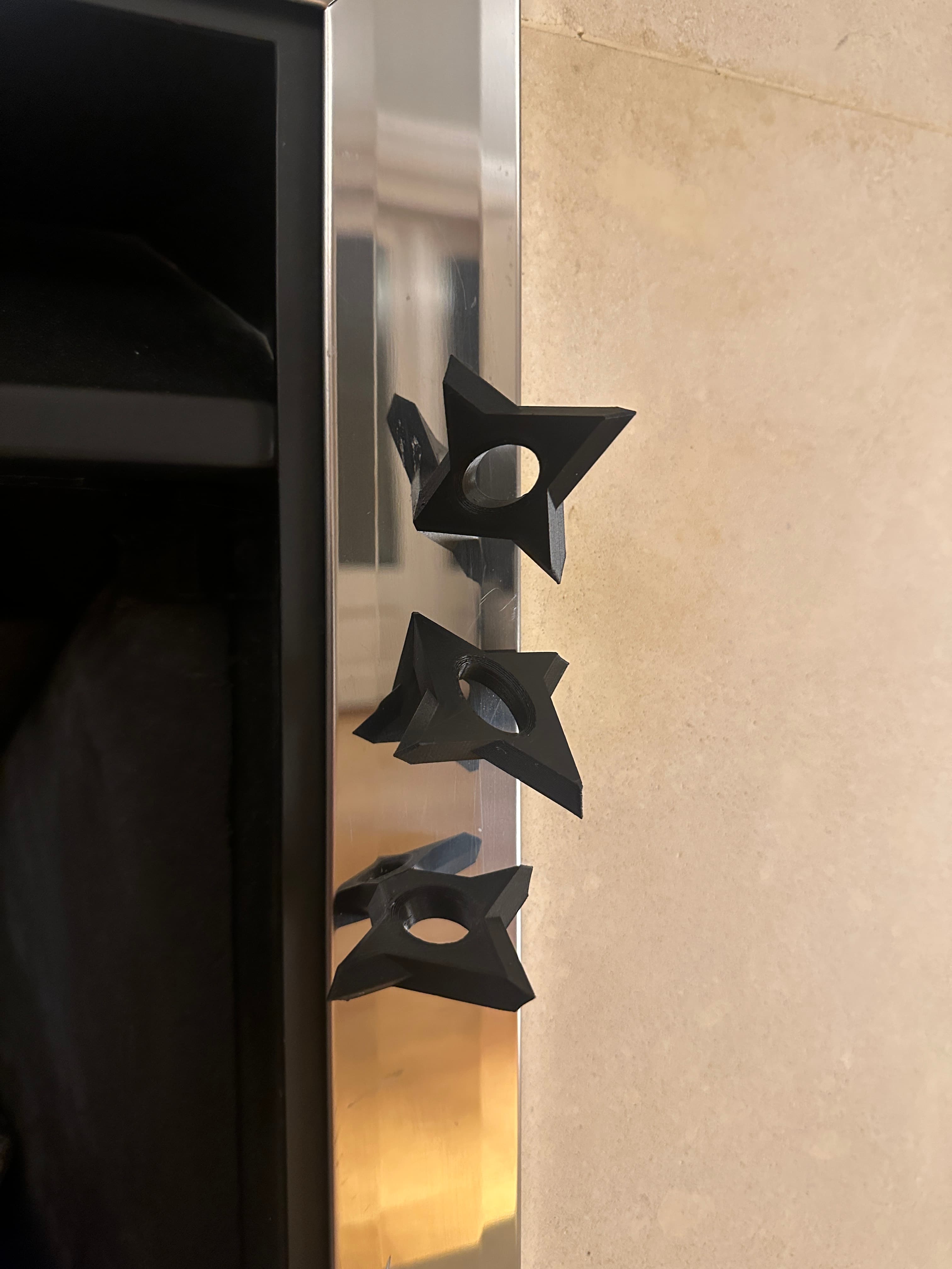 Shuriken Fridge Magnets ~ #FunctionalArt 3d model