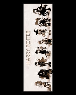 Fanart Hueforge Designs - Harry Potter Book Tribute - Set of Bookmarks 3d model
