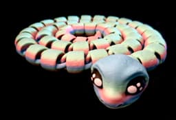 Long Noodles the snake (Commercial Use) 3d model