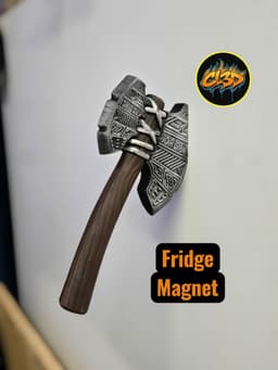 Aztec Axe Fridge Magnet 3d model