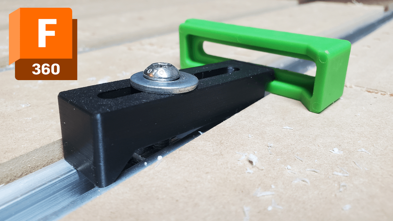 CNC Parametric Clamp 3d model