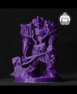 Support-Free FDM | Void Paladins – Relic Bearer | Sci-Fi Sacred Warrior Proxy 3d model