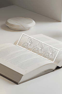 Mint Leaf Bookmark, Creative Bookmark, Gift Idea 3d model