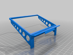 Stream Deck Mount for Razer Blackwidow TE Chroma v2 3d model