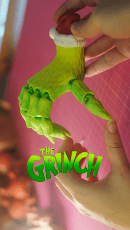 Grinch Fidjet Hand – 3D Printable Christmas Toy 3d model