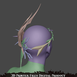 Hysilens Cosplay Hair Piece Honkai: Star Rail 3d model