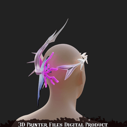 Hysilens Cosplay Hair Piece Honkai: Star Rail 3d model