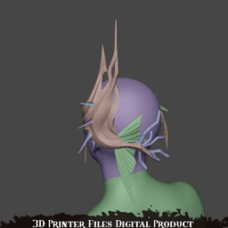 Hysilens Cosplay Hair Piece Honkai: Star Rail 3d model