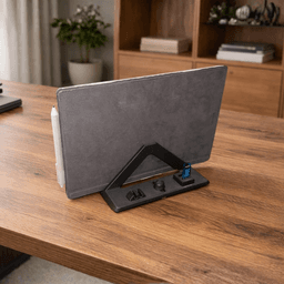 LAPTOP / TABLET STAND WITH LOCK MECHANISM / LAPTOP STAND / MACBOOK STAND / OFFICE ORGANIZER 3d model