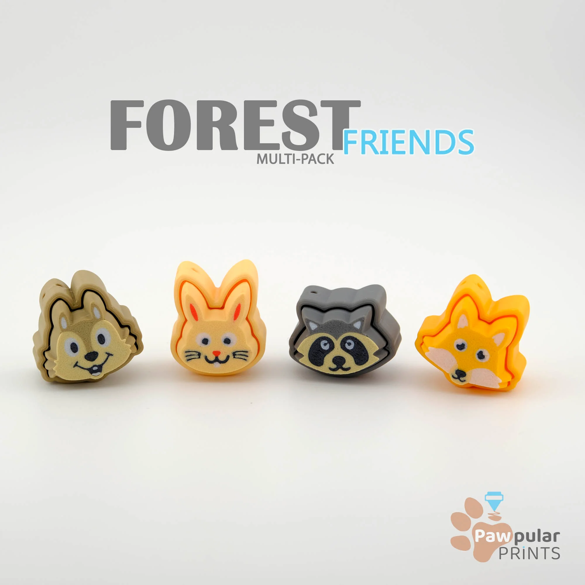 Forest Friends 3d model