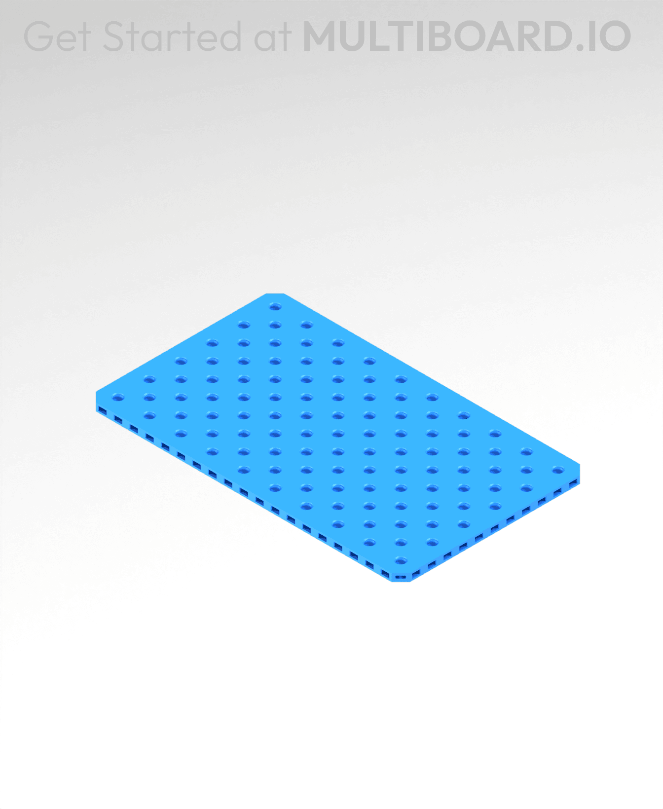 6x10 MU - Small Thread SU - MultiBoard Plate 3d model