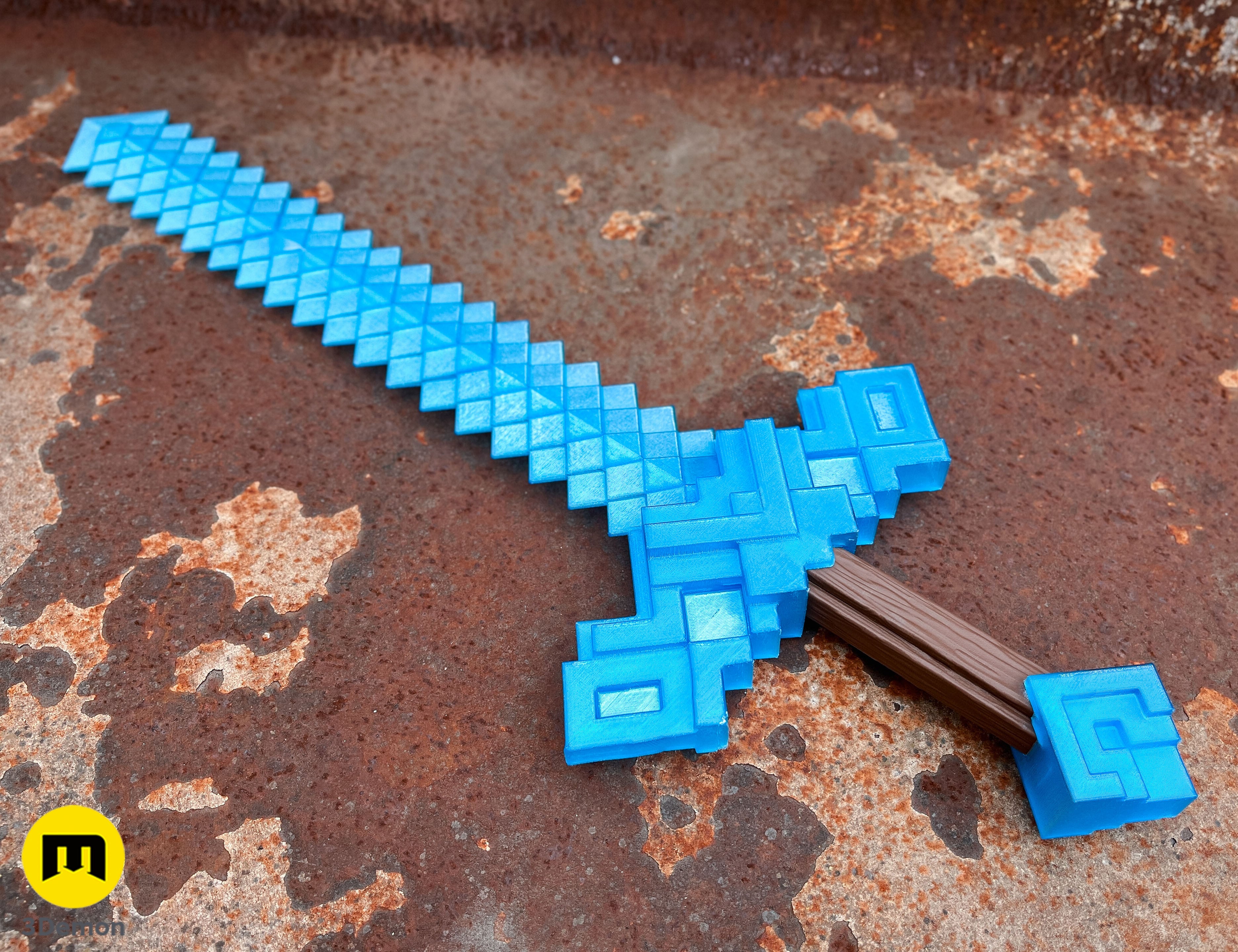Minecraft_Sword_Smooth_Blade_Part_01_3Demon.stl 3d model