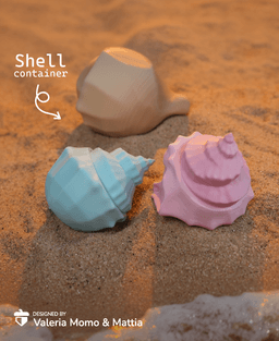 Shell Diorama Container 3d model
