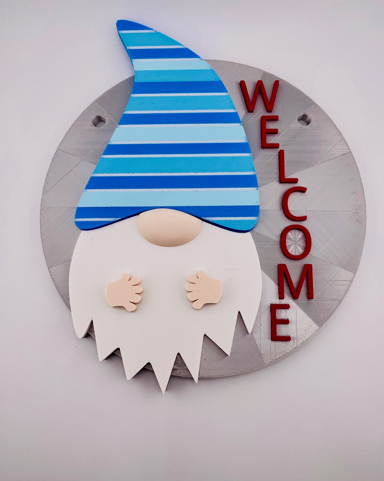 Modular Gnome Welcome Sign 3d model