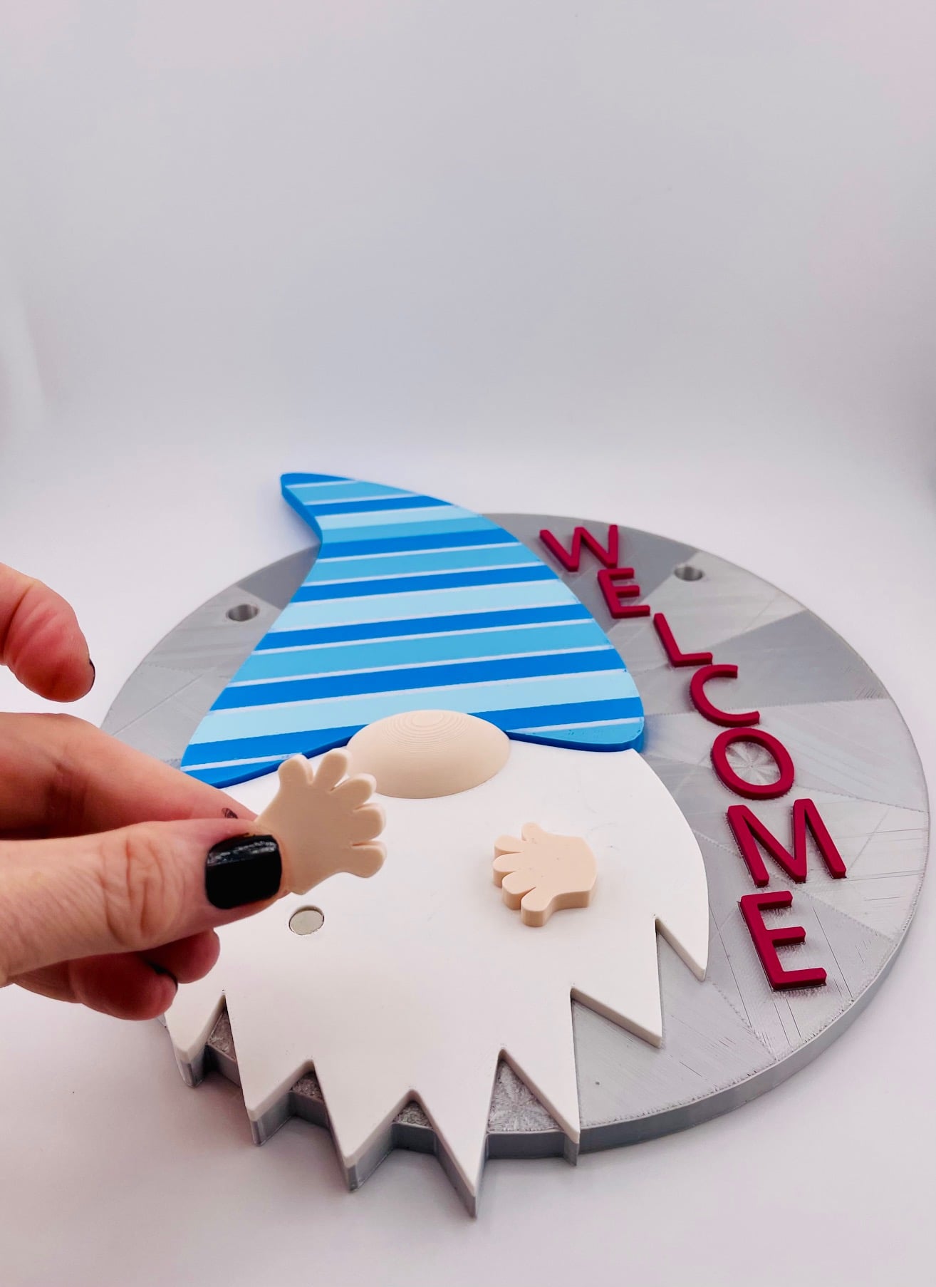 Modular Gnome Welcome Sign 3d model