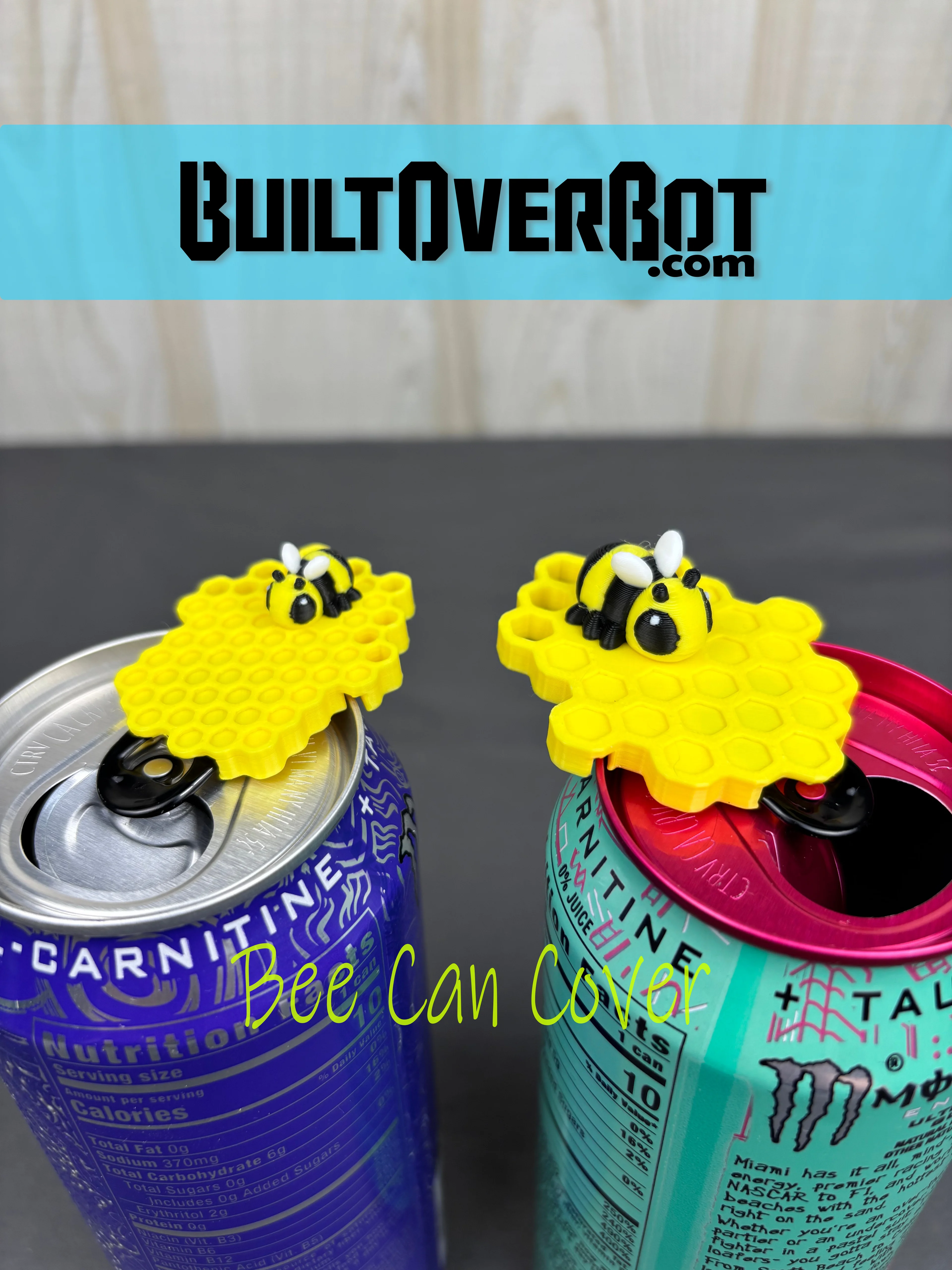 Bee Soda Can Cover 3d model