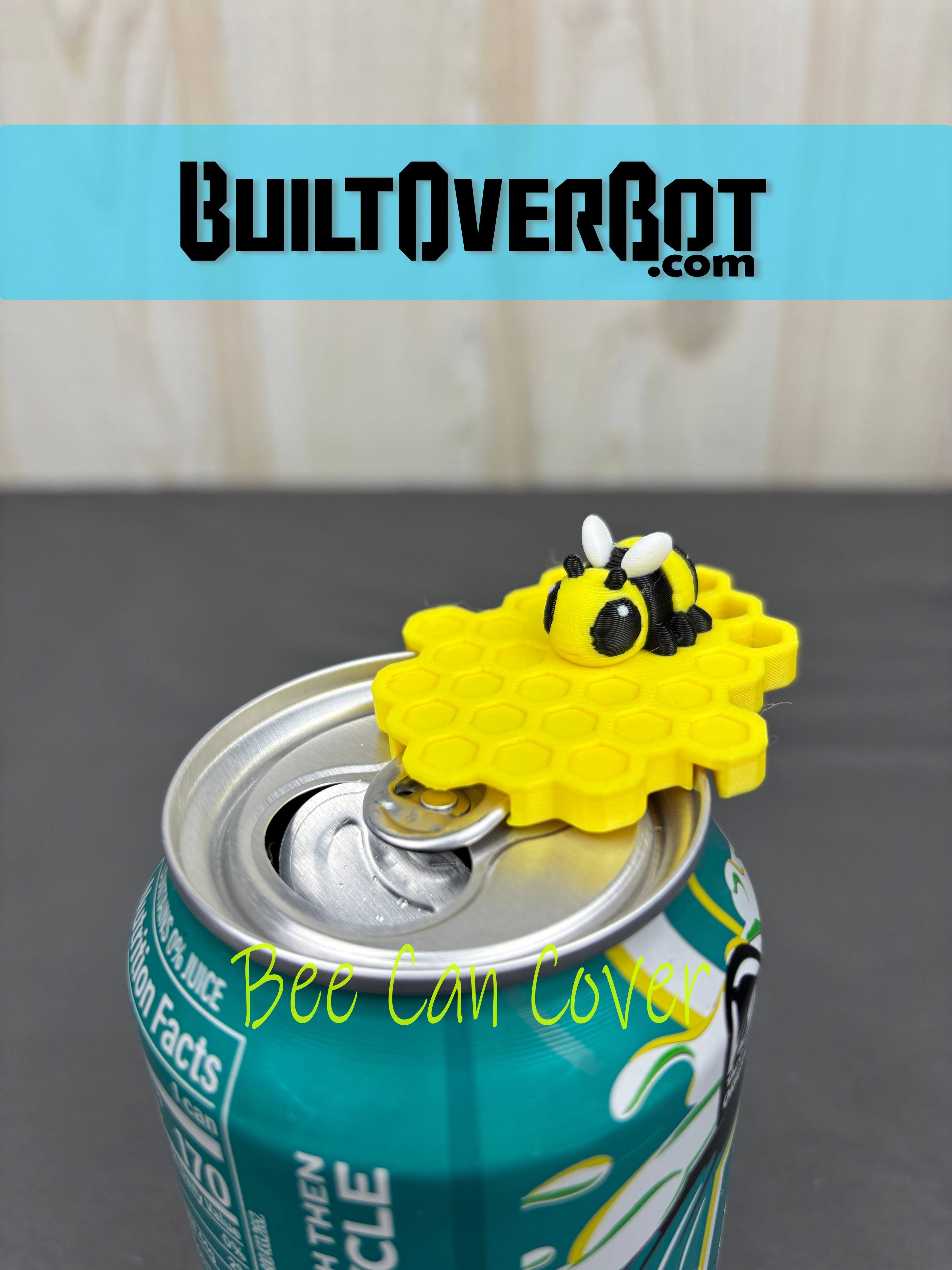 Bee Soda Can Cover 3d model