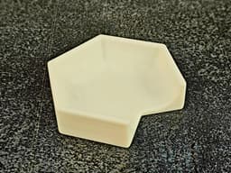 Chopstick Rest with Tray in Modern Minimalist Hexagonal Design 3d model