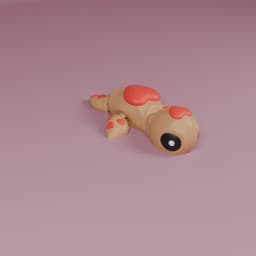 Turtle Love 3d model