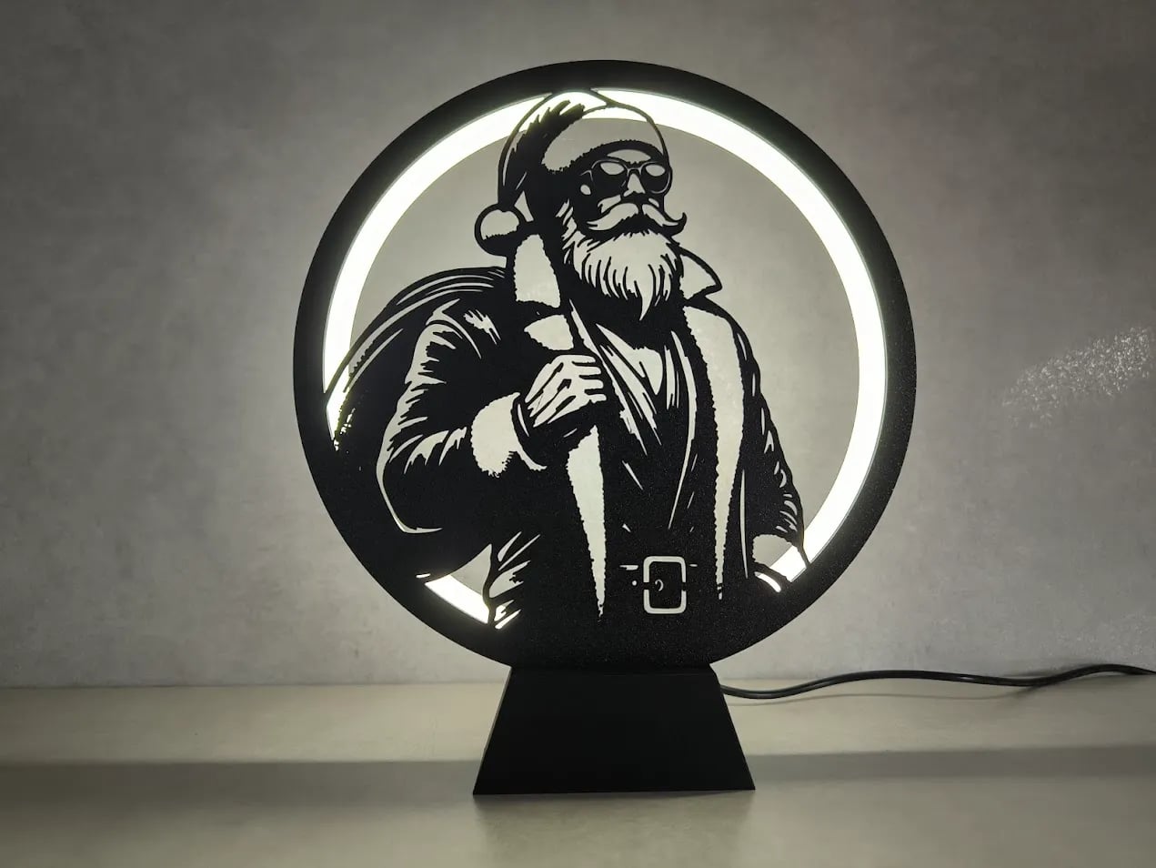 Christmas Panels for Ring Lamp 3d model