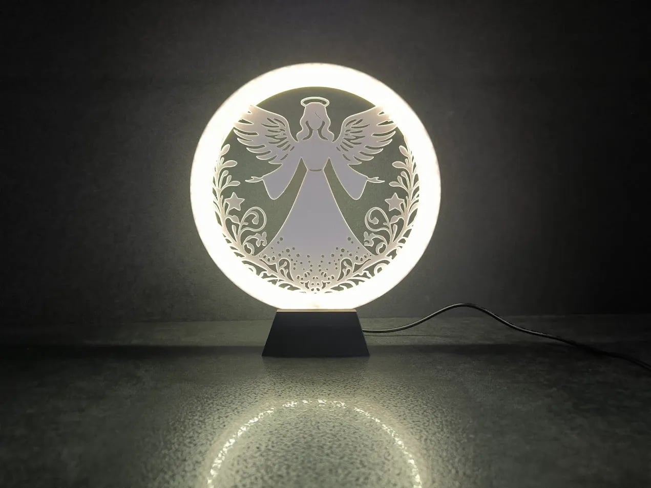 Christmas Panels for Ring Lamp 3d model