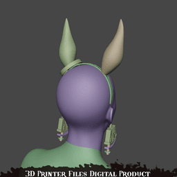 Vodka Cosplay Ears and EarringsAccessories Uma musume: Pretty Derby 3d model
