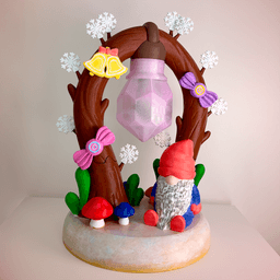 Fantasy Tree Lamp (Christmas) 3d model