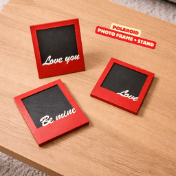 POLAROID PHOTO FRAME / PHOTO STAND / VALENTINES GIFT / MODERN HOMEDECOR / DECORATIONS 3d model
