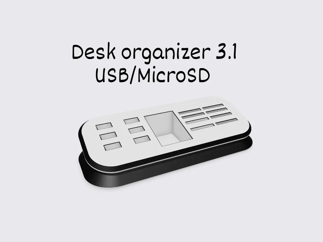 Desk organizer 3.1 3d model