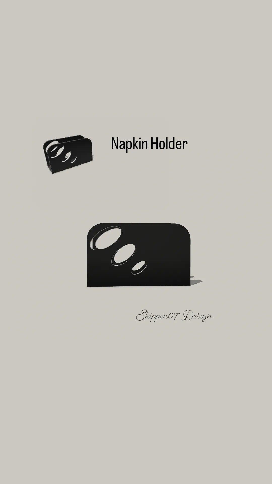 Napkin Holder.stl 3d model