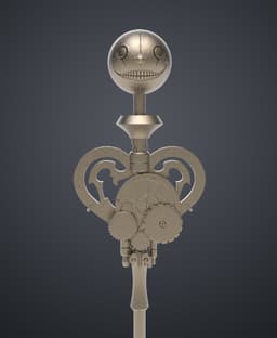 2B Mahou Shoujo Staff – Nier Automata 3d model