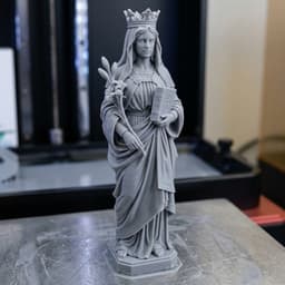 Saint Dymphna Statue 3d model