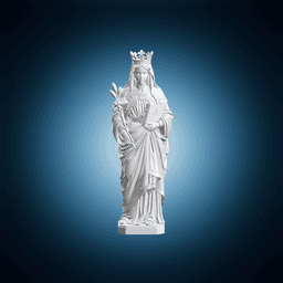 Saint Dymphna Statue 3d model
