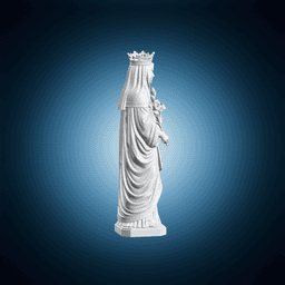 Saint Dymphna Statue 3d model