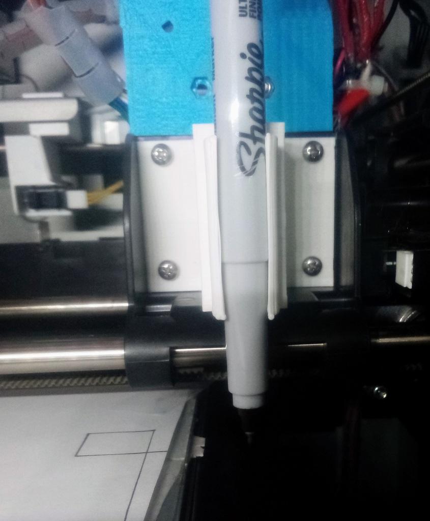 XYZ Davinci Printer Pen Plotter Attachment 3d model