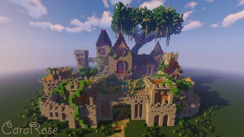 Minecraft Cara Castle 3d model