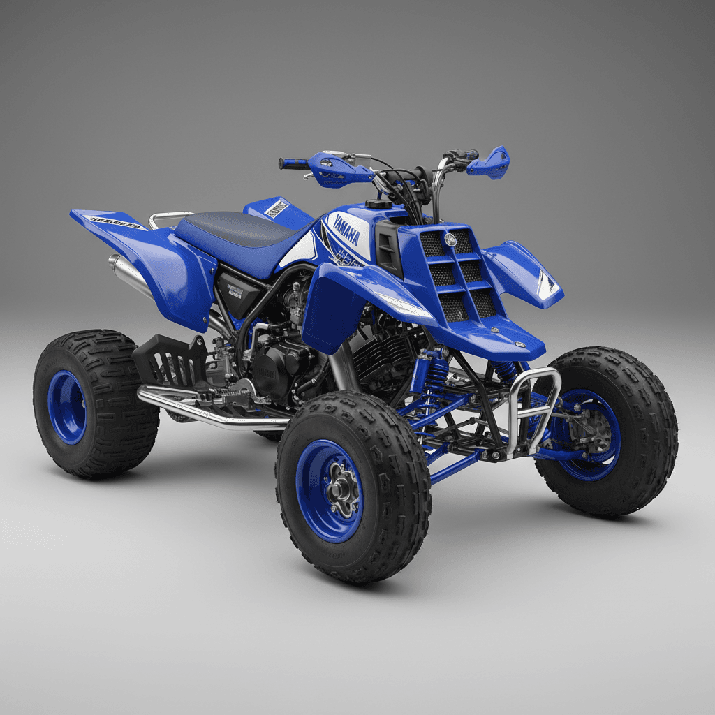 Yamaha Banshee TwoStroke ATV Motorcycle 3d model