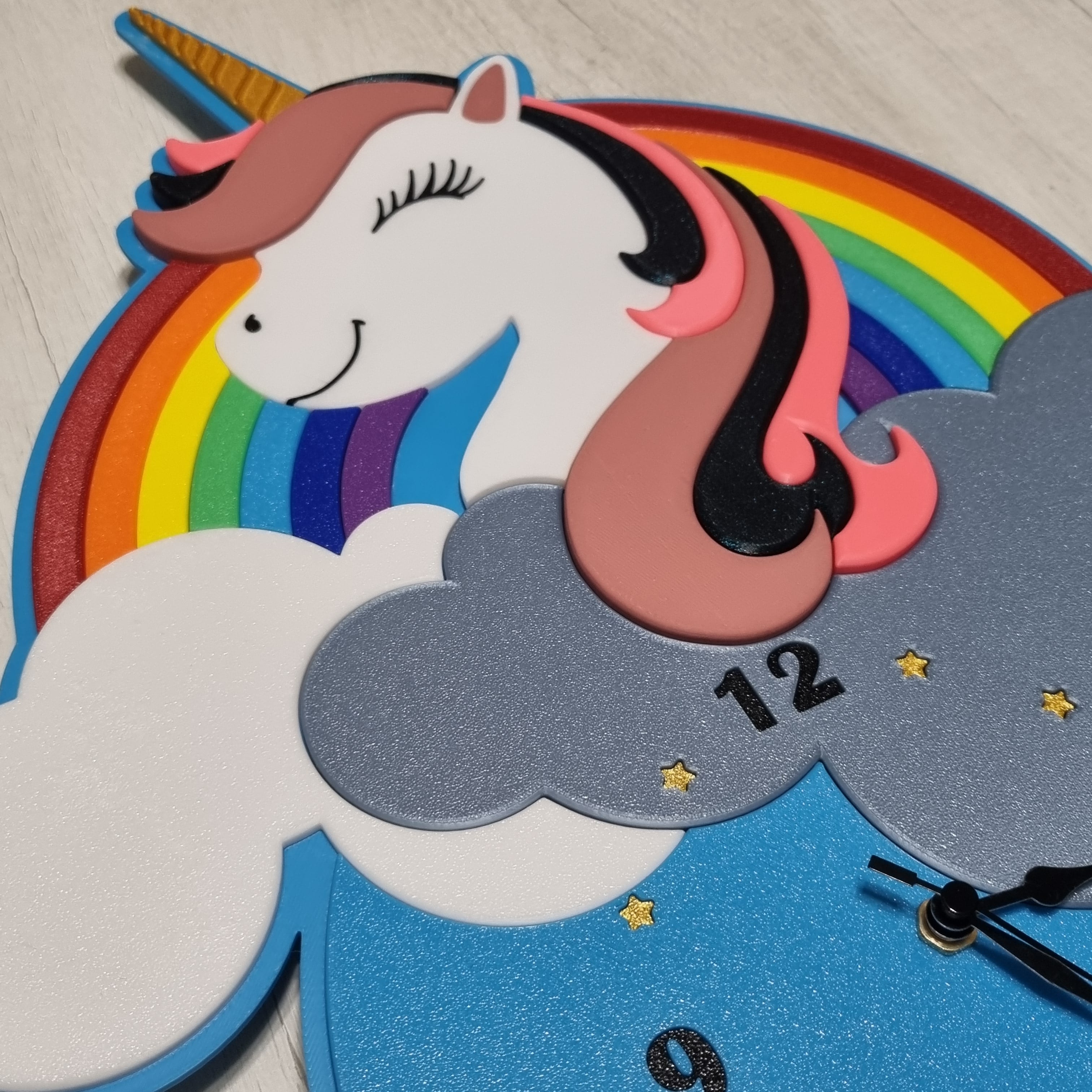OROLOGIO UNICORNO COMPLETO.3mf 3d model